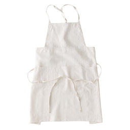 FUTO linen full apron - KINTO